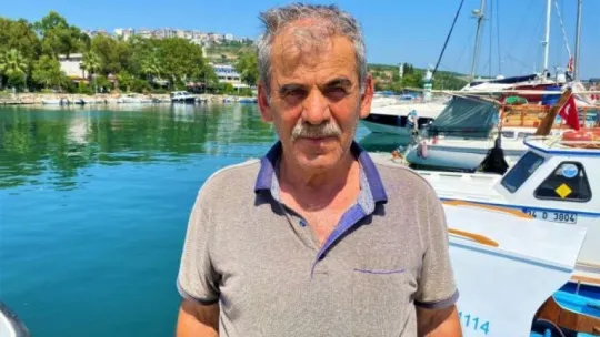 Gebze'de balıkçılar deniz altındaki müsilajdan şikayetçi