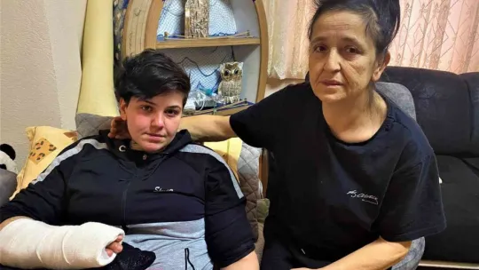 Genç kadın kuryeyi acımasızca böyle darp ettiler