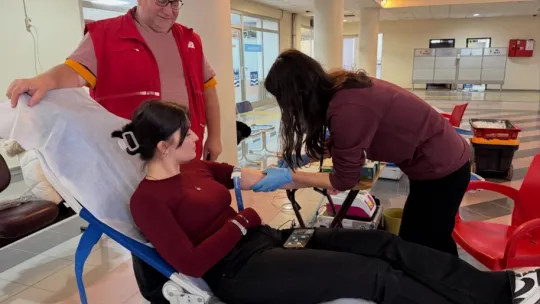 Kan bağışında bulundular