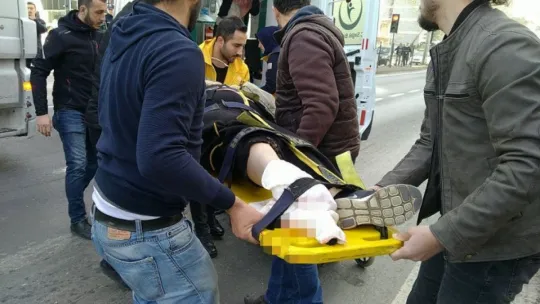 Gölcük'te TIR'ın altında kalan kadının bileği koptu!