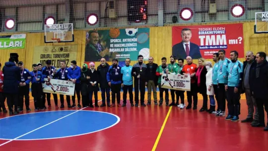 Görme engelli bireyler kıyasıya mücadele etti