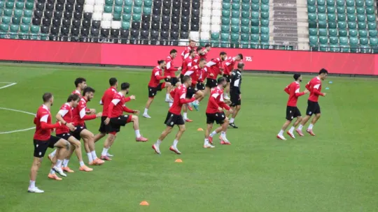 Gürcistan Milli Takımı, Türkiye maçı hazırlıklarını tamamladı