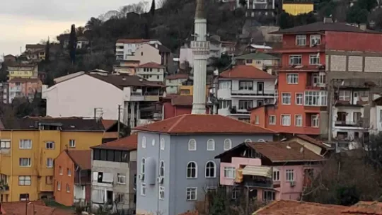 Kocaeli'deki Cami'nin dış cephesi yenilendi