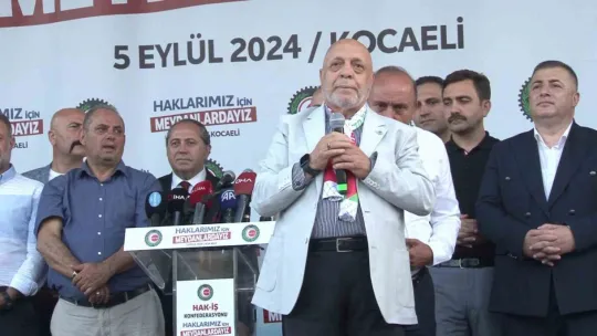 Hak-İş'in Kayseri'den sonraki durağı Kocaeli oldu