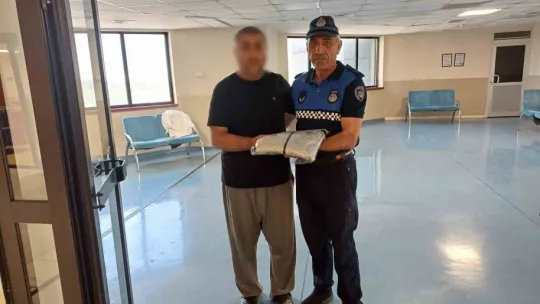 Hastanede yatan hastaya zabıta ekipleri kayıtsız kalmadı