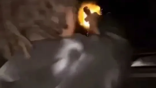 Havaya ateş edip, sosyal medyada paylaştılar
