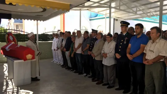 Hayatını kaybeden emekli albay askeri törenle uğurlandı