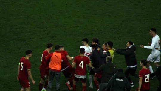 Türkiye U21 Milli Takımı Kocaeli'de Sırbistan'a mağlup oldu