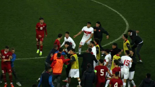 Türkiye U21 Milli Takımı Kocaeli'de Sırbistan'a mağlup oldu