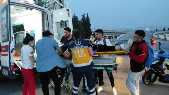 Hem yaralandı hem de ceza yedi