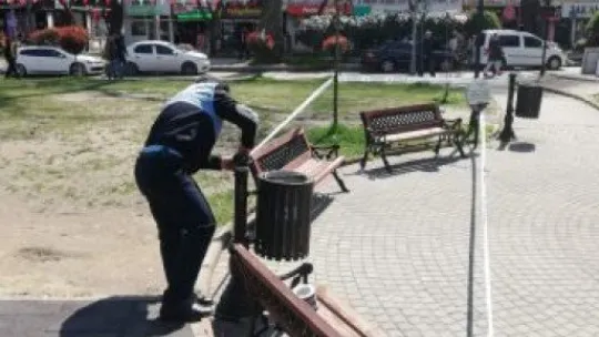 Her yere şerit çekildi