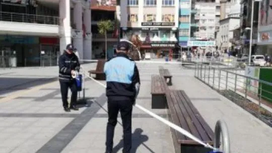 Her yere şerit çekildi