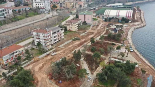 Hereke Sahilini palmiye ağaçları süsleyecek