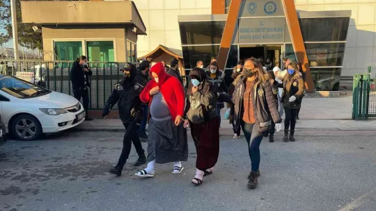 Hırsızlık çetesine büyük operasyon: Adliyeye sevk edildiler