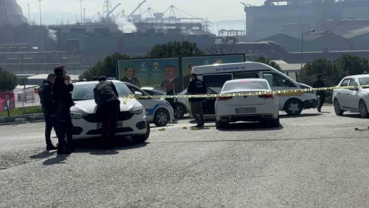 Husumetlisini otomobilden indiği esnada tabancayla vurdu