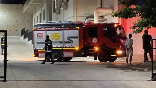 Huzurevinde yangın paniği