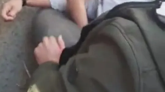 İki aracın karıştığı kazada otomobil kanala uçtu