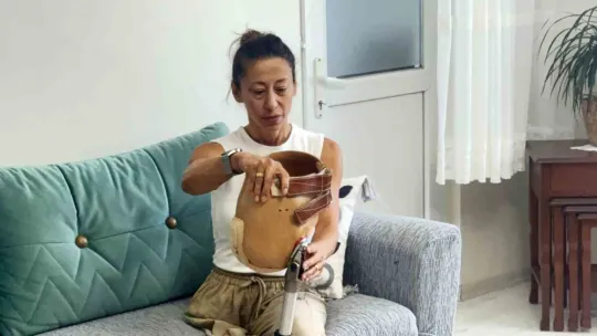 İki çocuk annesi Şerife'nin en büyük hayali