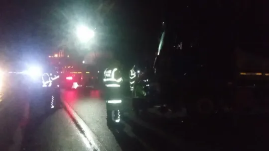İki tır çarpıştı, D-650'de uzun araç kuyrukları oluştu