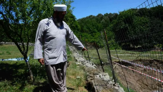 İnşaat çalışmaları sırasında zeminin kaydığı iddiası