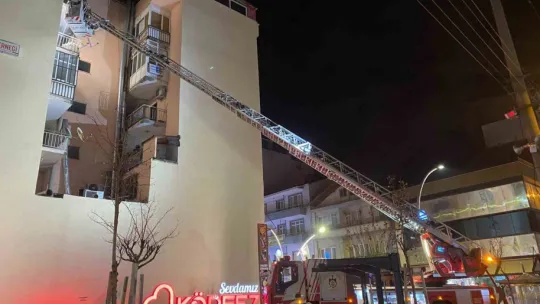 İş hanında korkutan yangın