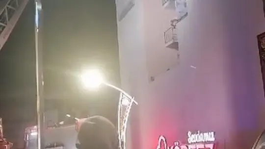 İş hanında korkutan yangın