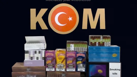 220 paket bandrolsüz sigara ele geçirildi