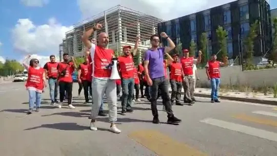 İşçinin öldüğü fabrikada eylem!