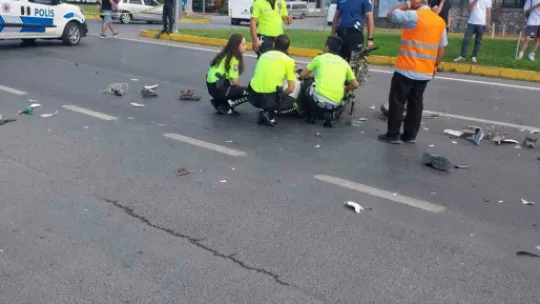 İşe gitmek için yola çıkan motosikletli kazada hayatını kaybetti