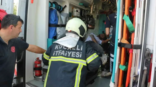İskele demirlerini çalmak istedi, bin pişman oldu