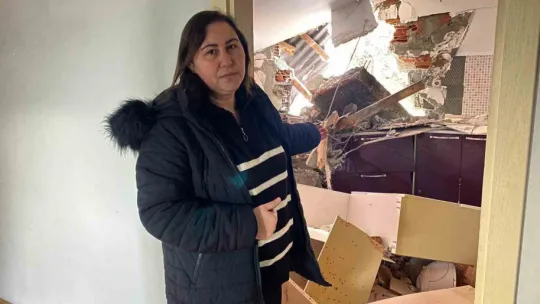 İstinat duvarı çökünce ortalık savaş alanına döndü