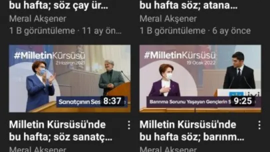 İYİ Parti ve Meral Akşener'e
