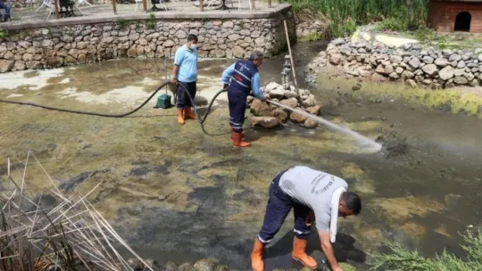 İzmit Belediyesi Ekopark'ı halkın mutlu anlarına hazırlıyor