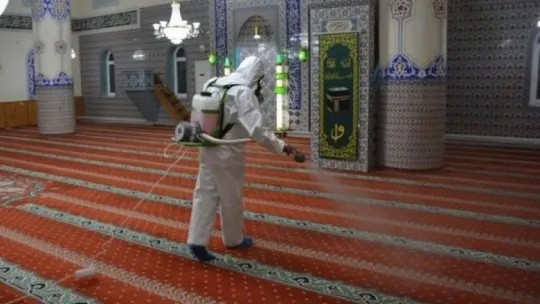 İzmit Kaymakamlığı'nın çalışması ile camiler ibadete hazır!