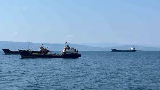 İzmit Körfezi'nde gemi yoğunluğu