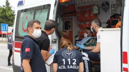 İzmit'teki fabrikanın boyahanesinde yangın!