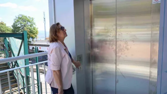 İzmit Tren Garı'ndaki asansör hizmete alındı