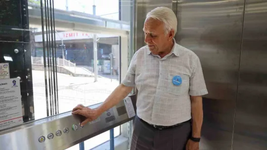 İzmit Tren Garı'ndaki asansör hizmete alındı