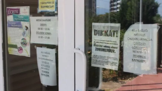 İzmit'te Aile Sağlığı Merkezi karantinaya alındı