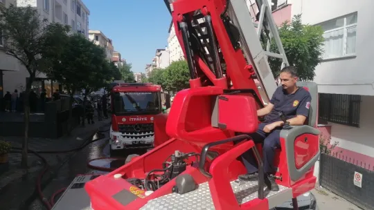 İzolasyon çalışması yapılan çatı yandı!