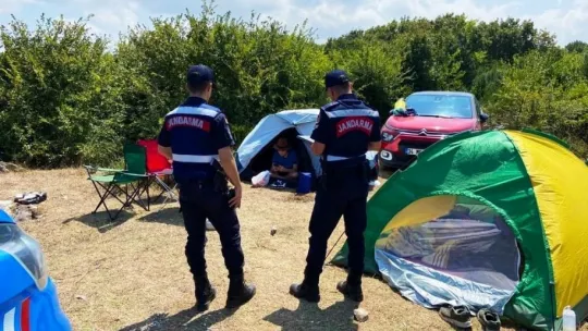 Jandarma atlı birliği, sıkı denetim yapıyor
