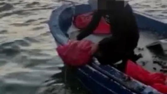 Kaçak midye avcısına suçüstü baskın: 100 kilogram midye ele geçirildi