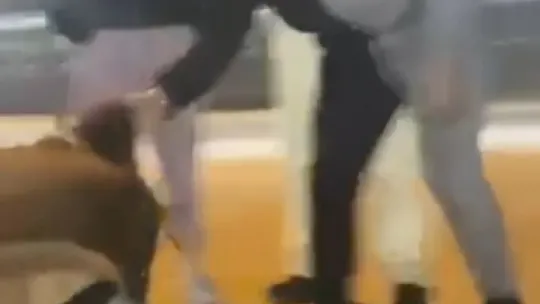 Kadın maganda genç kızlara dehşeti yaşattı