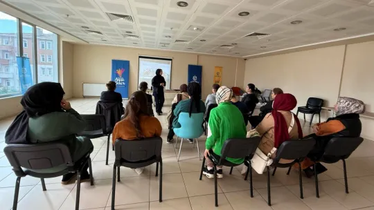 Kadınlara afet bilinci eğitimi