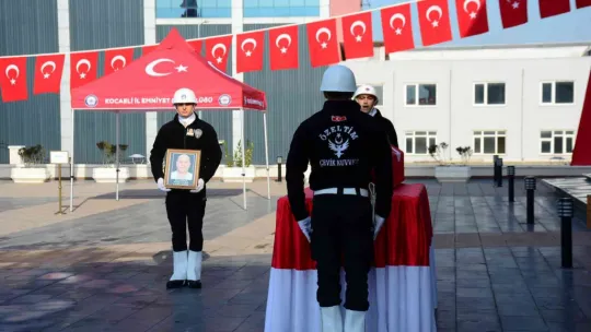 Polis memuru son yolculuğuna uğurlandı