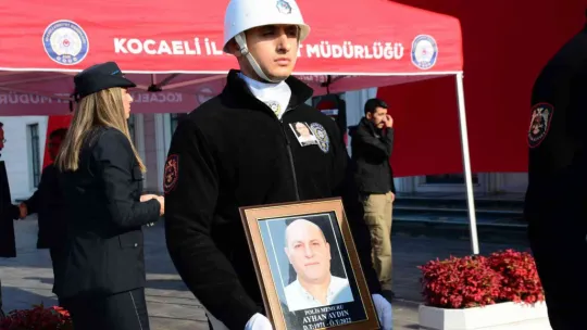 Polis memuru son yolculuğuna uğurlandı