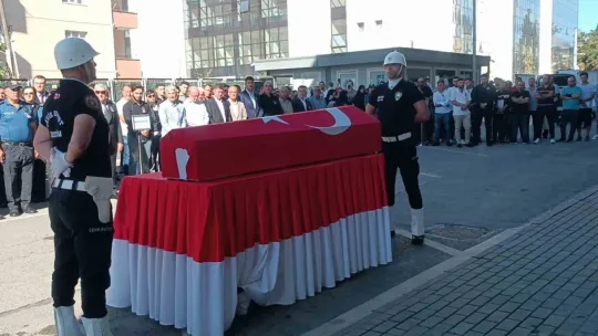 Kalp krizi geçiren bekçi son yolculuğuna uğurlandı