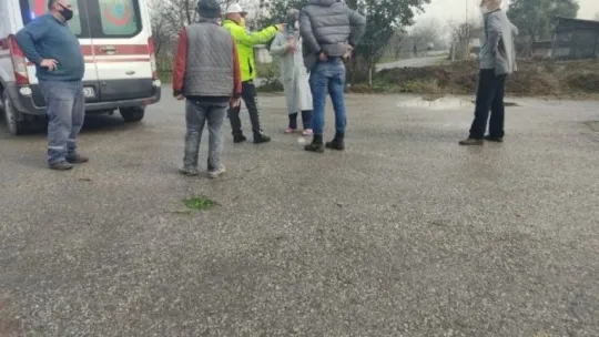 Kamyonetin çarptığı vatandaş yaralandı