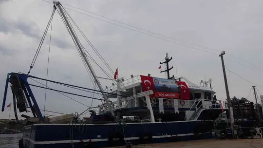 Kandıralı balıkçılar yasağın kalkmasına saatler kala koç kesti
