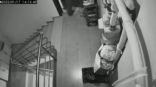 Daireye zorla girdi, ev sahibi çığlık çığlığa bağırdı